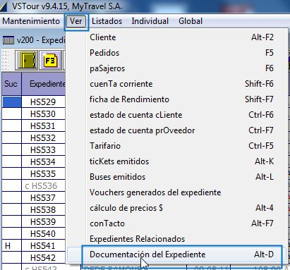 Ver documentos del expediente